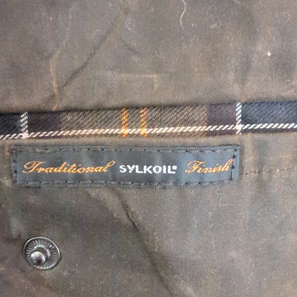 Barbour Beaufort Waxed Cotton Jacket Khaki Olive C40 (M) - Picture 8 of 15